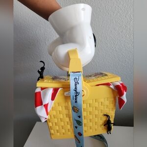 Disney Mickey and Minnie Runaway Railroad Picnic Basket Popcorn Bucket NEW